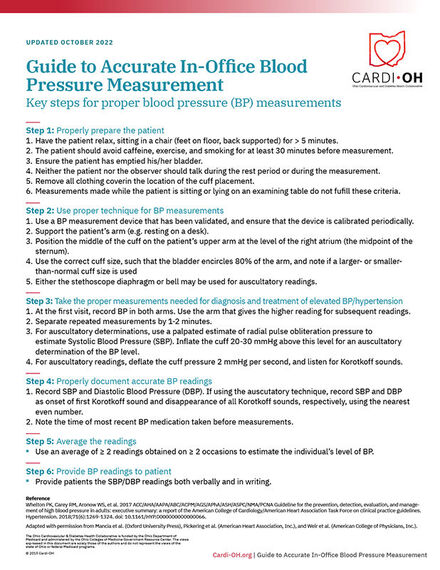 Guide to Accurate In-Office Blood Pressure Measurement
