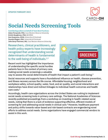 Social Needs Screening Tools