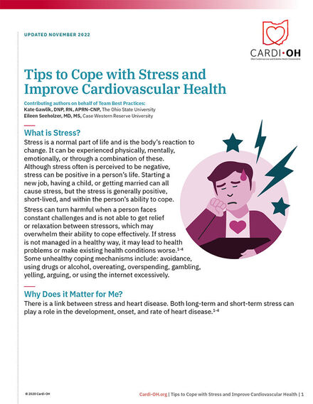 Tips to Cope with Stress and Improve Cardiovascular Health